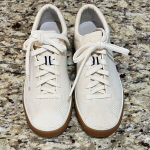 Rothy’s Cream Sneakers with Gum Sole